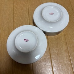花柄　お椀？お皿？　2枚セットの画像