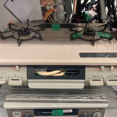☆中古￥8,800！Rinnai　2口ガスコンロ　家電　2020...