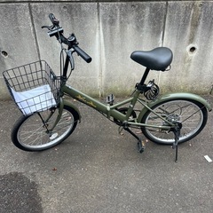 美品　折り畳み自転車　20インチ