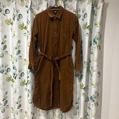 UNIQLO コーデュロイシャツワンピース　Sサイズ