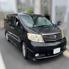 人気の黒のアルファード初期型です。現在商談中になります。の画像