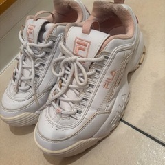 FILA 24cm ホワイトピンク 