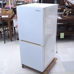 冷蔵庫　134L　2ドア　ハイセンス　HR-G13A-W　リユース品