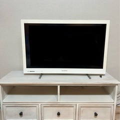 セット: ホワイト◎SONY製32型テレビ（KDL-32EX42...