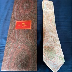 ETRO エトロ　ペイズリーシルクジャカードネクタイ
