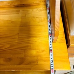 木製パソコンデスク、ミシン台、テレビ台 引き出し付き 幅約90cm※6/28に廃棄しますの画像