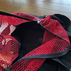 CAMPINN【キャンプイン】ビンテージメッシュダッフルバッグ　USA製の画像