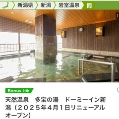 【2025.8.2(土) 長岡花火大会開催日】天然温泉多宝の湯ド...
