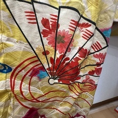 アンティーク 振袖 黄色 金駒刺繍 アンティーク着物 大正ロマンの画像