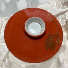 たち吉　瑞祥 雑煮碗 5客セット 朱巻金彩 タチキチ 橘吉 YK-193の画像
