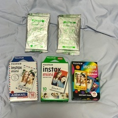 チェキフィルム instax mini 【期限切れ】5本セット