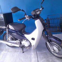 HONDA スーパーカブ50-2プロ 青 格安提供車 エンジン始...