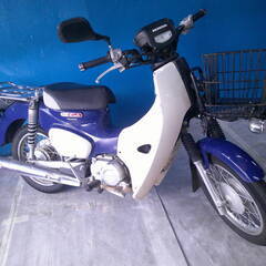 HONDA スーパーカブ50-3プロ 青 格安提供車 エンジン始...