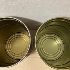 ペール缶　2個の画像