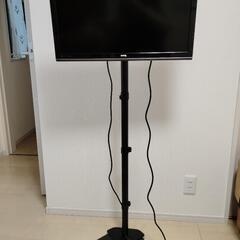 PCモニター　BENQ EW2420　PCスタンド　電源コード　...
