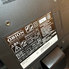 19型ORIONDVDプレイヤー付きテレビの画像