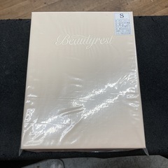 S705 ⭐ 新品未使用 シモンズ ボックスシーツ シングルサイズ アイボリーの画像