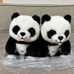 永谷園　ふたごパンダ　ぬいぐるみの画像