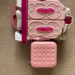 子供用　鏡台　プリンセス　鏡　イス　プリキュアの画像