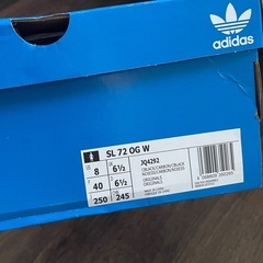 海外限定　adidas × Caroline Hu 25 黒　リボン　スニーカーの画像