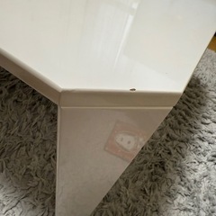 降りたたみ テーブル 90cm×60cm 白の画像