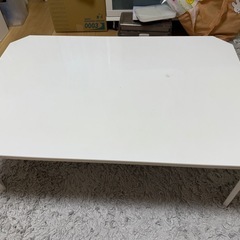 降りたたみ テーブル 90cm×60cm 白