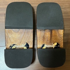 【新品】あい藍　メンズ 焼桐下駄 の画像