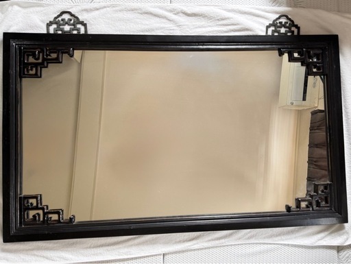 シノワズリー　大型全身姿見　ウォールミラー