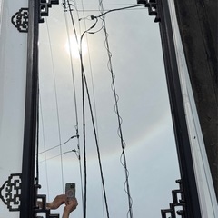 シノワズリー　ウォールミラーの画像