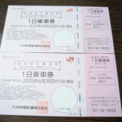 JR九州優待券1日乗り放題券