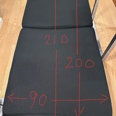 シングルサイズの簡易ベッド