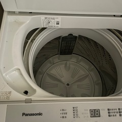 Panasonic 洗濯機　5.0kg 2022年製の画像