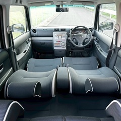 お買い得☆低走行6万キロ台‼️月々9千円〜分割払い可❗️車検2年付き！【名義変更代込み】車内広い！大人気☆ムーブコンテカスタム☆Bluetoothナビ付き☆走行中DVD見れます☆フルオートエアコン☆ドライブレコーダー付きのフル装備☆事故修復歴無し☆そのまま乗って帰れます‼️の画像