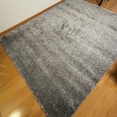 絨毯　カーペット　グレー