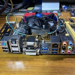 LGA1150 マザーボード CPU XEON E3-1275 v3  メモリ16GB CPUクーラー付き セット BIOSアップデート済みの画像