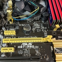 LGA1150 マザーボード CPU XEON E3-1275 v3  メモリ16GB CPUクーラー付き セット BIOSアップデート済みの画像