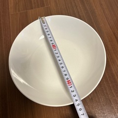 IKEA 大きなお皿 白の画像