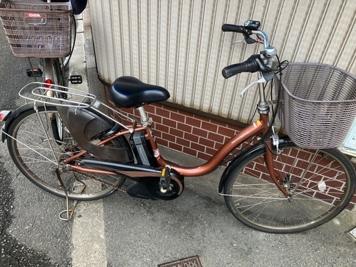 電動自転車　ヤマハ　PAS ナチュラ　エル　スーパー　中古