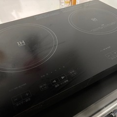 IH二口コンロ＆IHスタンド2点セット