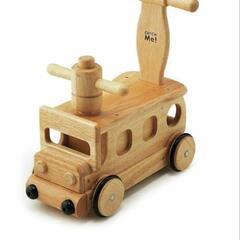 　「受付終了」野中製作所 木's 乗用 ブーブー CATCH Me! NONAKA WORLD　木製乗用玩具の画像
