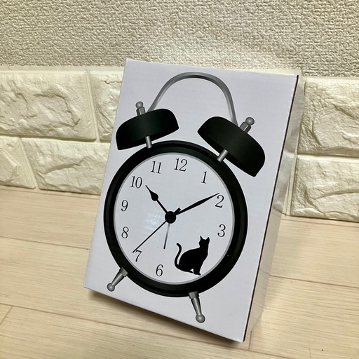 新品/未使用】ネコの鳴き声 目覚まし時計 誠時 アニマルボイスクロック