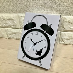 【新品/未使用】ネコの鳴き声 目覚まし時計 誠時 アニマルボイス...