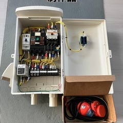 三相 ポンプ 制御盤 フロートセット 5.5kw相当 漏電遮断器...