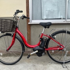 ヤマハ電動アシスト自転車バッテリー、充電器付き