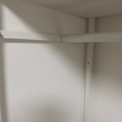 IKEA ハンガーラック　白の画像