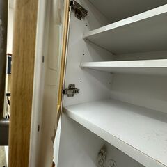 【ジャングルジャングル滋賀草津店】ジモティ来店特価!!　食器棚　ナチュラル　　J-250632の画像