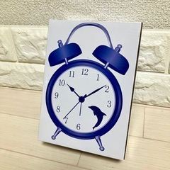 【新品/未使用】イルカと波の音の目覚まし時計 誠時 アニマルボイ...