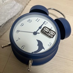 【新品/未使用】イルカと波の音の目覚まし時計 誠時 アニマルボイスクロックの画像