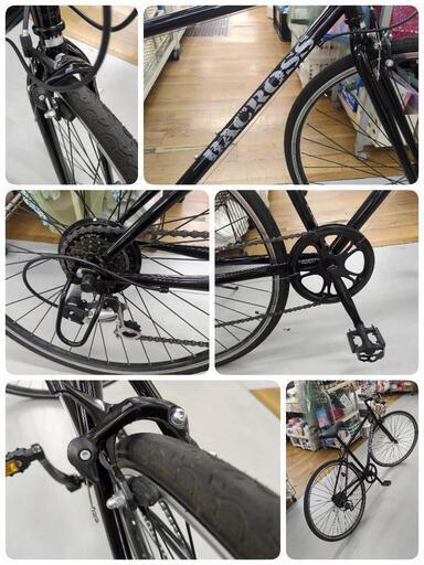 J522 ☆比較的ｷﾚｲ☆クロスバイク☆BACROSS☆6段☆700✕28C (買取