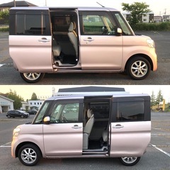 車検取立て ダイハツ タントLA600S 2WD アイドリングストップ ナビ TV H26年式 車検令和9年5月 コミコミ19.8万円の画像